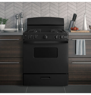 Hotpoint® 30" Free-Standing Front Control Gas Range