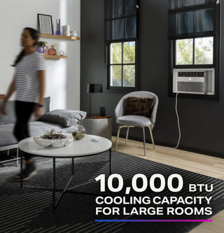 GE Profile™ 10,000 BTU Inverter Smart Ultra Quiet Window Air Conditioner for Medium Rooms up to 450 sq. ft.
