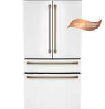 Café™ ENERGY STAR® 23.2 Cu. Ft. Smart Counter-Depth 4-Door French-Door Refrigerator With Dual-Dispense AutoFill Pitcher