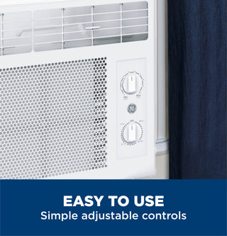 GE® 5,000 BTU Mechanical Window Air Conditioner for Small Rooms up to 150 sq ft.
