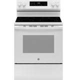 GE® 30" Free-Standing Electric Convection Range with No Preheat Air Fry and EasyWash™ Oven Tray