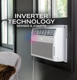 GE Profile™ 12,000 BTU Inverter Smart Ultra Quiet Window Air Conditioner for Large Rooms up to 550 sq. ft., ENERGY STAR®