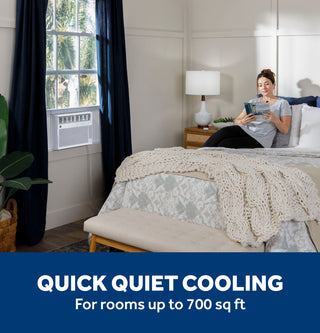 GE® 14,000 BTU Smart Electronic Window Air Conditioner for Large Rooms up to 700 sq. ft.