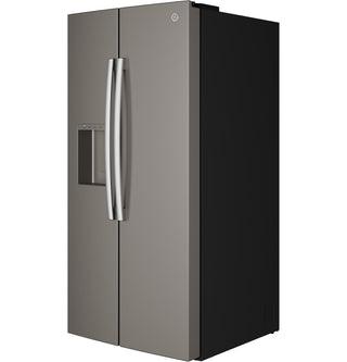 GE® 25 Cu. Ft. Side-By-Side Refrigerator with Extra Tall Dispenser and In-Door Icemaker