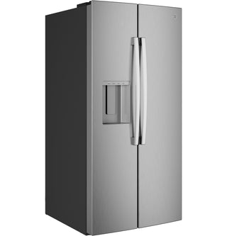 GE® 25 Cu. Ft. Side-By-Side Refrigerator with Extra Tall Dispenser and In-Door Icemaker