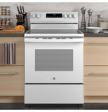 GE® 30" Free-Standing Electric Range with Crisp Mode