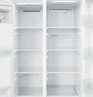 GE® ENERGY STAR® 25 Cu. Ft. Side-By-Side Refrigerator with Extra Tall Dispenser and In-Door Icemaker