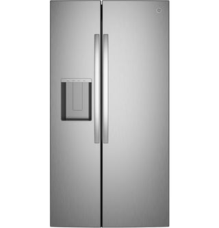 GE® ENERGY STAR® 27.9 Cu. Ft. Side-By-Side Refrigerator with Extra Tall Dispenser and In-Door Icemaker