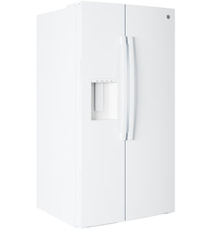GE® ENERGY STAR® 27.9 Cu. Ft. Side-By-Side Refrigerator with Extra Tall Dispenser and In-Door Icemaker