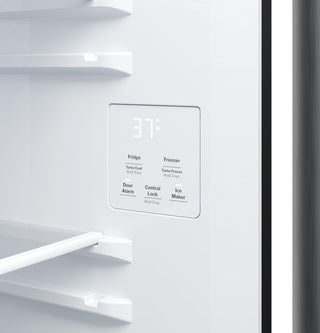GE® 23.5 Cu. Ft. Counter-Depth Side-By-Side Refrigerator with LED Light Walls and Extra Tall Dispenser