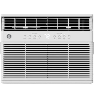 GE® ENERGY STAR® 8,000 BTU Smart Heat/Cool with Heat Pump Electronic Window Air Conditioner for Medium Rooms up to 350 sq. ft.