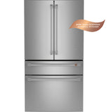 Café™ ENERGY STAR® 23.2 Cu. Ft. Smart Counter-Depth 4-Door French-Door Refrigerator With Dual-Dispense AutoFill Pitcher