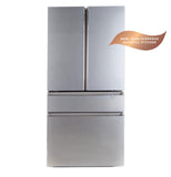 Café™ ENERGY STAR® 23.2 Cu. Ft. Smart Counter-Depth 4-Door French-Door Refrigerator in Platinum Glass With Dual-Dispense AutoFill Pitcher