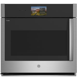 GE Profile™ 30" Smart Built-In Convection Single Wall Oven with Left-Hand Side-Swing Doors