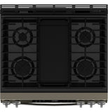 GE® 30" Slide-In Front-Control Convection Gas Range with No Preheat Air Fry and EasyWash™ Oven Tray