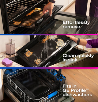GE Profile™ ENERGY STAR® 30” Smart Free-Standing Electric Convection Range with No Preheat Air Fry and EasyWash™ Oven Tray