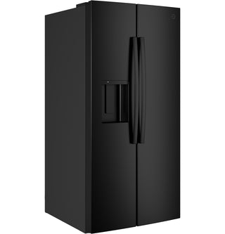 GE® 25 Cu. Ft. Side-By-Side Refrigerator with Extra Tall Dispenser and In-Door Icemaker