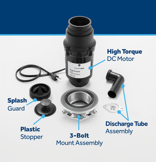 GE DISPOSALL® 1/2 HP Continuous Feed Garbage Disposer Corded