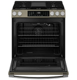 GE® 30" Slide-In Front-Control Convection Gas Range with No Preheat Air Fry and EasyWash™ Oven Tray