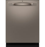 GE® ENERGY STAR® Fingerprint Resistant Top Control with Stainless Steel Interior Dishwasher with Sanitize Cycle