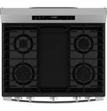 GE® 30" Free-Standing Gas Convection Range with No Preheat Air Fry and EasyWash™ Oven Tray