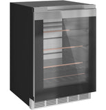 Café™ Beverage Center in Platinum Glass