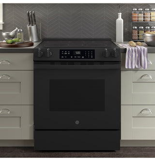 GE® ENERGY STAR® 30" Slide-In Electric Range with Crisp Mode