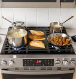 GE® 30" Slide-In Front-Control Gas Range with Crisp Mode