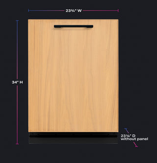 GE Profile™ ENERGY STAR® Panel-Ready Top Control Stainless Interior Dishwasher with Microban™ Antimicrobial Technology