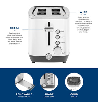 GE 2-Slice Toaster
