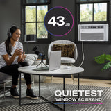 GE Profile™ ENERGY STAR® 10,000 BTU Inverter Smart Ultra Quiet Window Air Conditioner for Medium Rooms up to 450 sq. ft.