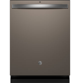 GE® ENERGY STAR® Fingerprint Resistant Top Control with Stainless Steel Interior Dishwasher with Sanitize Cycle