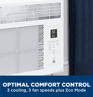 GE® 5,000 BTU Electronic Window Air Conditioner for Small Rooms up to 150 sq ft.