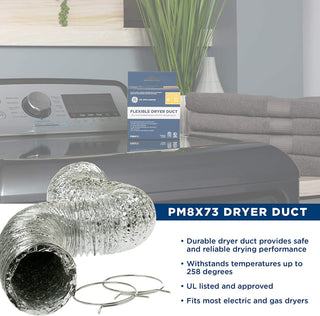 Super Flexible Foil 8'' Transition Duct