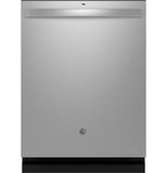 GE® ENERGY STAR® Top Control with Stainless Steel Interior Dishwasher with Sanitize Cycle