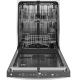 GE® ENERGY STAR® Top Control with Stainless Steel Interior Dishwasher with Sanitize Cycle