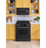 GE® 30" Slide-In Front-Control Convection Gas Range with No Preheat Air Fry and EasyWash™ Oven Tray