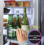 GE Profile™ 22.3 Cu. Ft. Smart Counter-Depth Fingerprint Resistant 4-Door French-Door Refrigerator with Door In Door