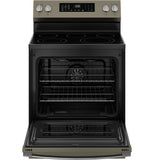 GE® 30" Free-Standing Electric Convection Range with No Preheat Air Fry and EasyWash™ Oven Tray