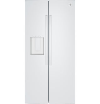 GE® ENERGY STAR® 25 Cu. Ft. Side-By-Side Refrigerator with Extra Tall Dispenser and In-Door Icemaker
