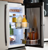 GE Profile™ ENERGY STAR® 23.3 Cu. Ft. Smart Counter-Depth Fingerprint Resistant 4-Door French-Door Refrigerator with Door In Door