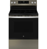 GE® 30" Free-Standing Electric Convection Range with No Preheat Air Fry and EasyWash™ Oven Tray