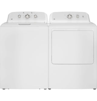 GE® 6.2 cu. ft. Capacity Gas Dryer with Up To 120 ft. Venting and Shallow Depth