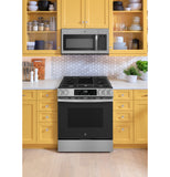 GE® 30" Slide-In Front-Control Gas Range with Crisp Mode