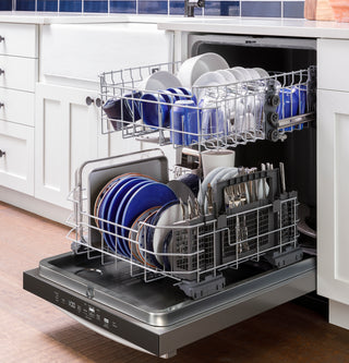 GE® ENERGY STAR® Top Control Hybrid Tub Dishwasher with Dry Boost & 52 dBA