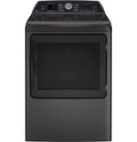 GE Profile™ 7.4 cu. ft. Capacity Smart aluminized alloy drum Electric Dryer with Sanitize Cycle and Sensor Dry
