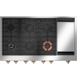 Café™ 48" Commercial-Style Gas Rangetop with 6 Burners and Integrated Griddle (Natural Gas)