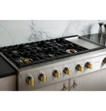 Monogram 48" Professional Gas Rangetop with 6 Burners and Griddle (Natural Gas)