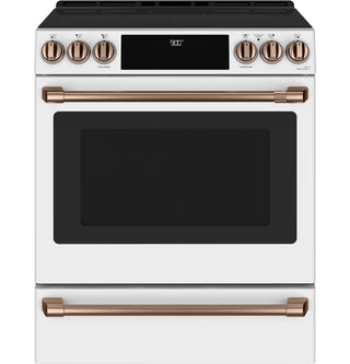 Café™ Front Control Induction Knobs and Handles - Brushed Copper