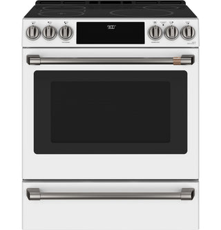 Café™ Front Control Induction Knobs and Handles - Brushed Black